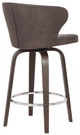 Armen Living Mynette Brown 30" Swivel Bar Stool-2