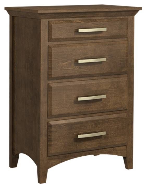 Country View Woodworking Windham 32" Cherry 4-Drawer Chest-0