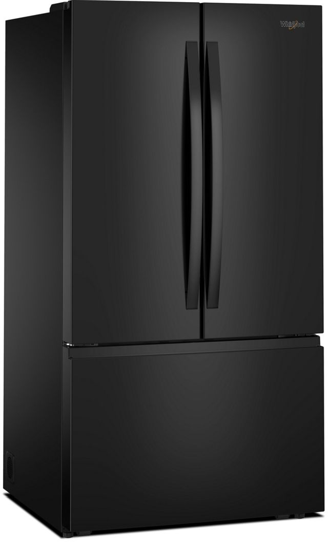 Whirlpool® 36" 30.5 Cu. Ft. Black French Door Refrigerator with Ice Maker-2