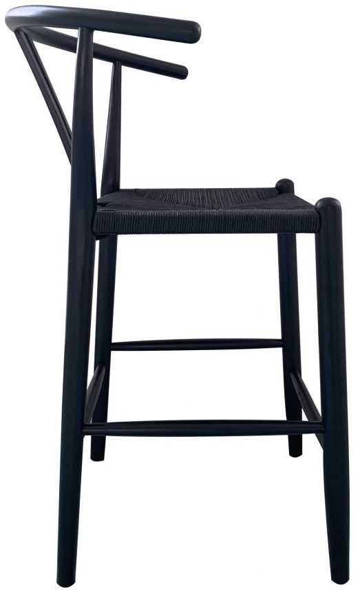 Moe's Home Collection Ventana Black Counter Stool-2