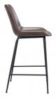 Zuo® Byron Brown Counter Chair-2