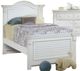 American Woodcrafters 6510 Cottage Traditions Clean White Cottage Twin Panel Bed-0