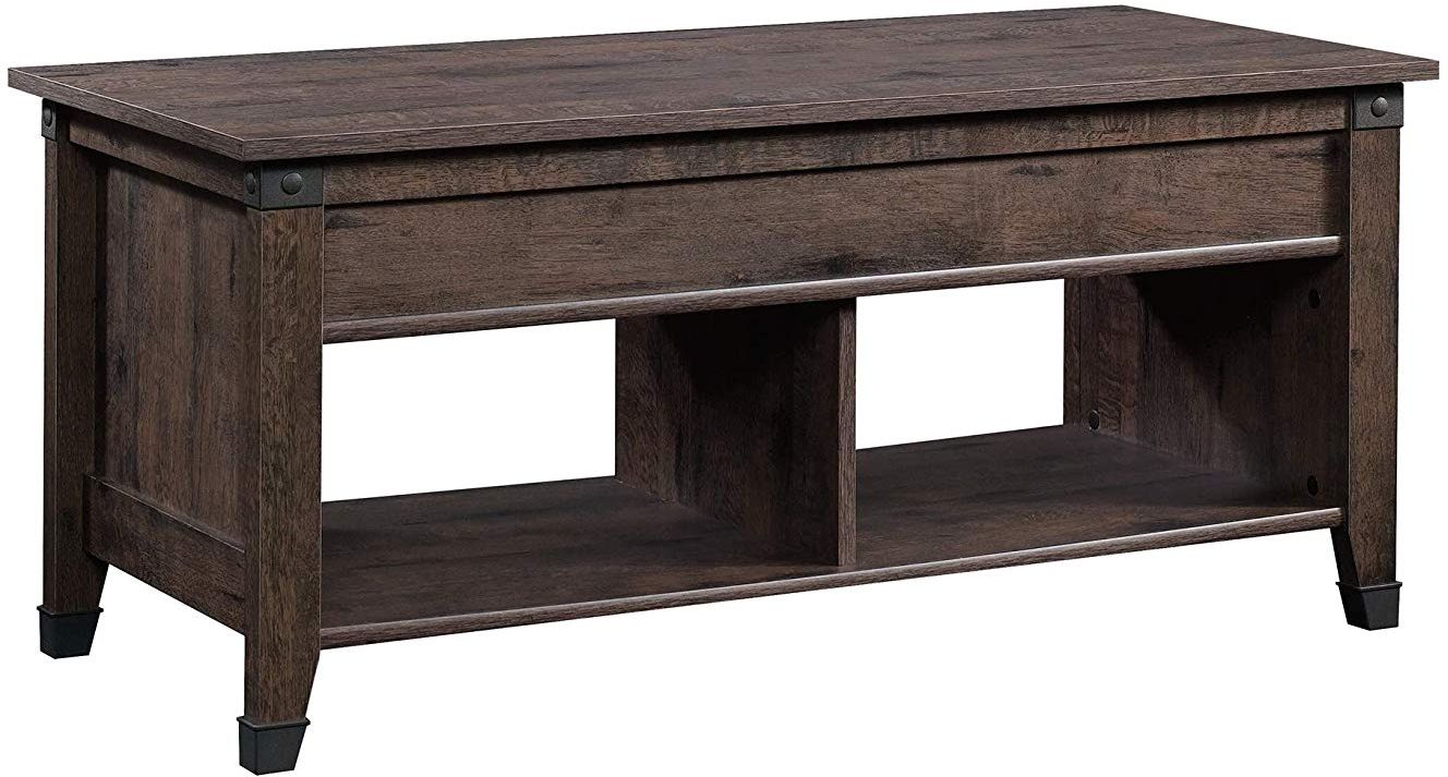 Sauder® Carson Forge® Coffee Oak® Lift-Top Coffee Table