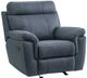 Mazin Furniture Clifton Blue Glider Reclining Chair-0