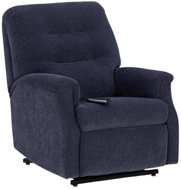 HomeStretch Barbara Jean Navy Power Recliner Lift-0