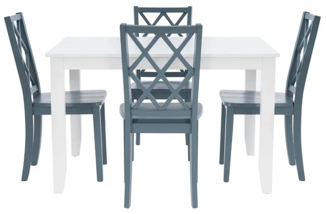 Powell® Maui 5-Piece Graphite/White Dining Set-3