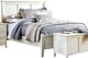 A-America® Northlake White King Panel Bed-0