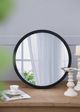 A & B Home Black Round Wall Mirror-4
