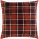 Surya Brenley Dark Red 22"x22" Toss Pillow with Down Insert-2