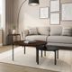 Amisco Customizable Maya Coffee Table with Metal Table Base-1