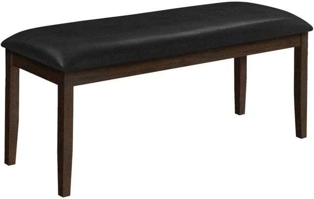 Monarch Specialties Inc. Black/Espresso 48" Dining Bench-0