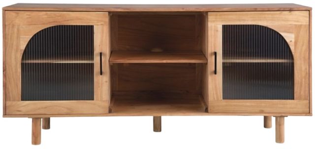Signature Design by Ashley® Adway Natural Brown Accent Cabinet-1