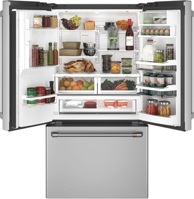 Café™ 36 in.  22.2 Cu. Ft. Stainless Steel Counter Depth French Door Refrigerator-2
