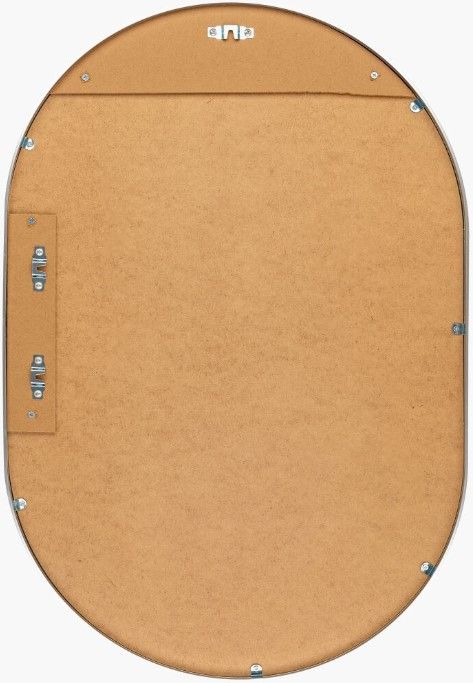 Surya Aranya Brushed Metallic/Silver 20" Accent Mirror-2