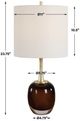 Uttermost® Vannett Dark Amber Table Lamp-2