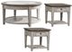 Liberty Furniture Heartland 3-Piece Antique White/Tobacco Occasional Table Set-0