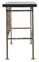 YHD Aurelio Espresso Console with Brass Base-3
