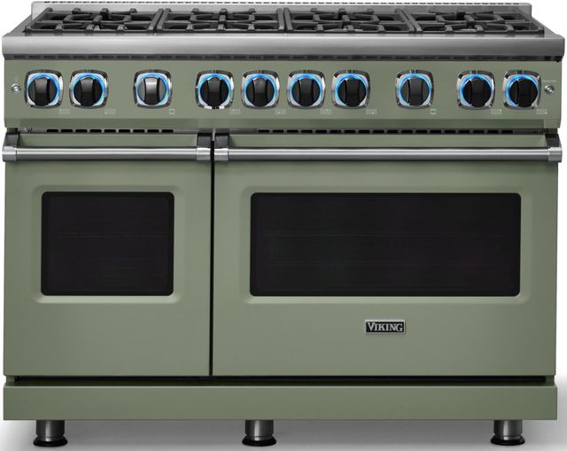 Viking® 7 Series 48'' Eucalyptus Pro Style Gas Range-3
