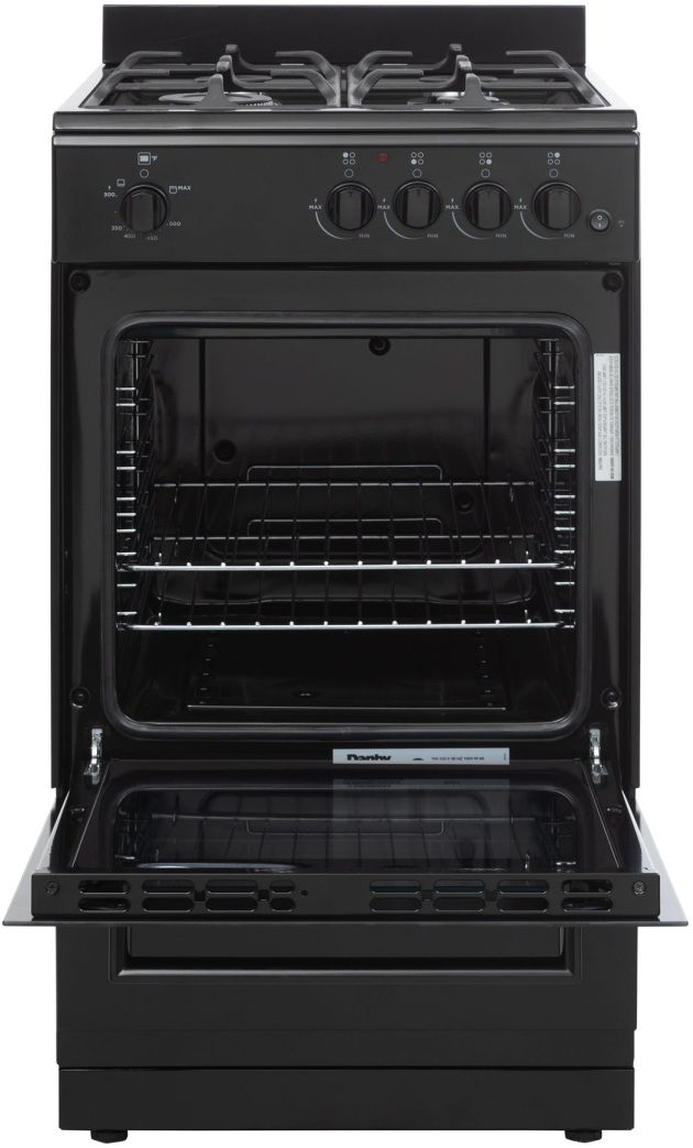 Danby 20" Black Freestanding Gas Range-1