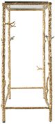 A & B Home Gold Glass Top Console Table-3
