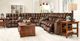Franklin™ Brayden Alibaba Umber Manual Reclining Loveseat-1