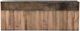Four Hands Bingham Distressed Iron Console Table with Rustic Oak Base-2