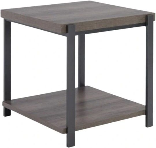 Signature Design by Ashley® Wilmaden 3-Piece Gray Occasional Table Set with Black Base-3