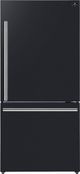 FORNO® Milano Espresso 31 in. 17.2 Cu. Ft. Black Counter Depth Bottom Freezer Refrigerator-0