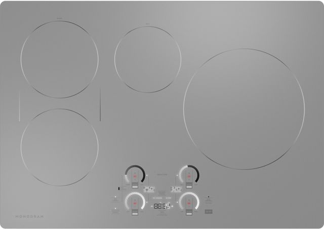 Monogram® 30" Silver Induction Cooktop-8