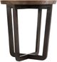 Hooker® Furniture Parkcrest Copper Round End Table with Dark Metal Base-0