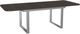 Amisco Customizable Burton 96" Rectangular Extendable Table with 1" Birch Veneer Top, Radius Corners and 1 Leaf-1