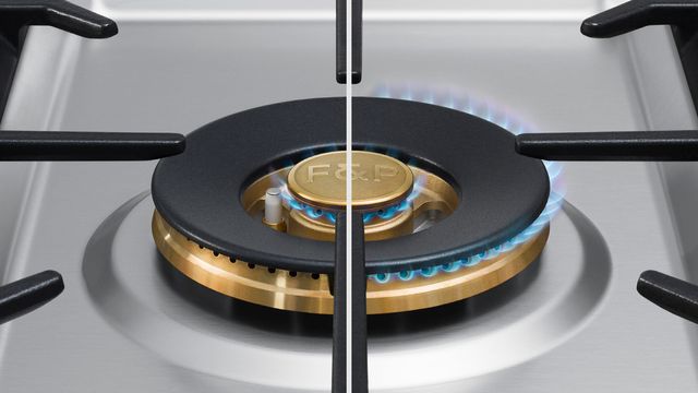 Fisher & Paykel 30" Brushed Stainless Steel Freestanding Dual Fuel Natural Gas Range-3