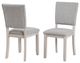 Furniture of America® Sauro 4-Piece Gray Upholstered Side Chair-1