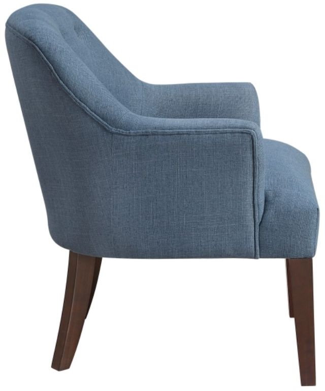 Homelegance® Rebecca Blue/Espresso Accent Chair-3