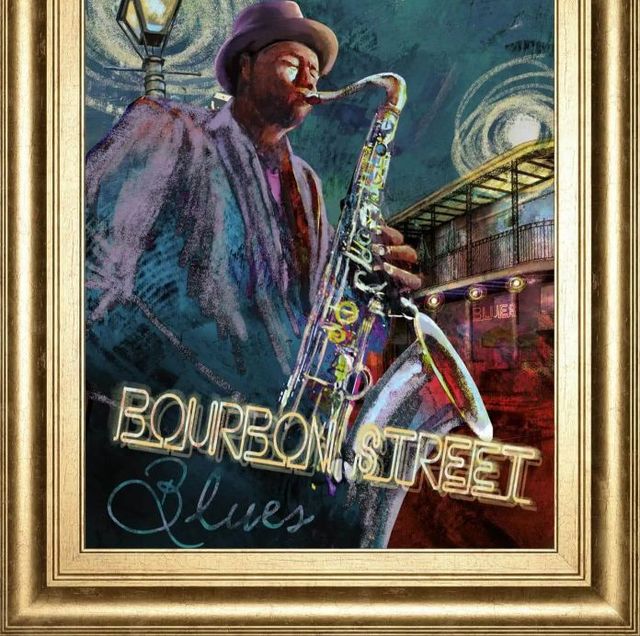 Classy Art Bourbon Street Blues by Conrad Knutsen Wall Art-1