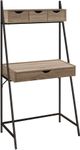 Monarch Specialties Inc. 32"L Dark Taupe and Black Metal Computer Desk-2