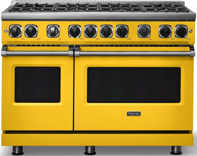 Viking® 7 Series 48'' Daffodil Pro Style Natural Gas Range-0