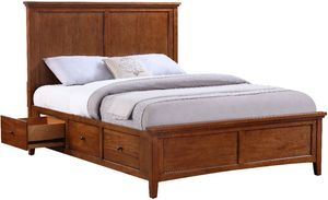 Nash Collective Spencer 3-Piece Cherry Queen Storage Bedroom Set