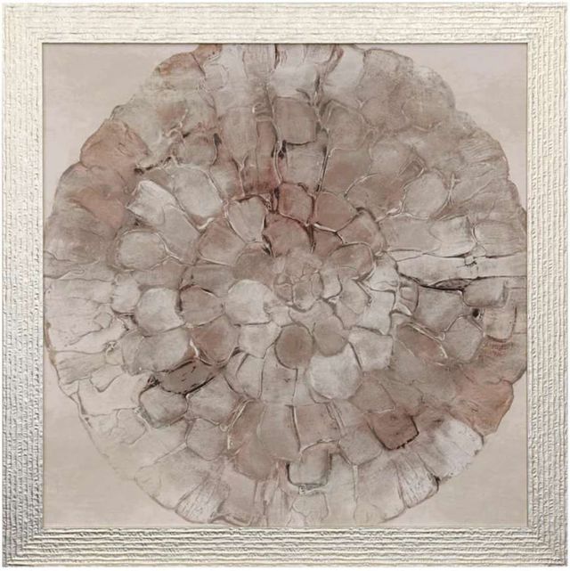StyleCraft Rose Plate Light Orange/Nickel Antique Wall Art-0