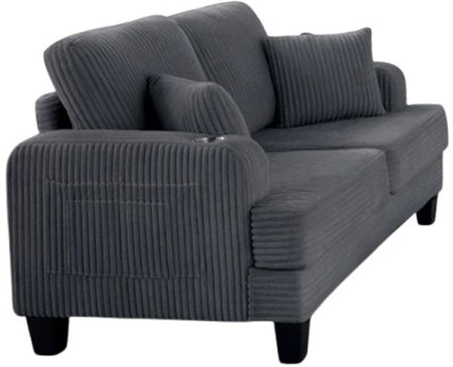 Furniture of America® Moretaine Dark Gray Loveseat-0