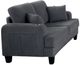 Furniture of America® Moretaine Dark Gray Loveseat-0