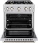 ZLINE Select 30" Stainless Steel Pro Style Dual Fuel Range-1