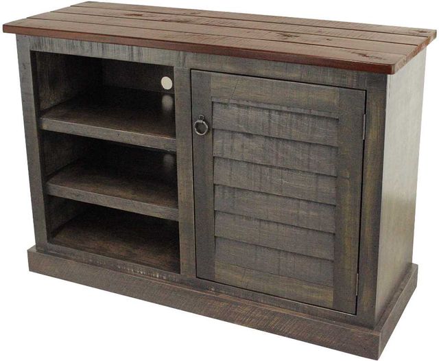 American Heartland Manufacturing Rustic Two Tone 47" TV Stand-1