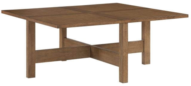 Homelegance® Sienna Brown/Light Gray Cocktail Table-4