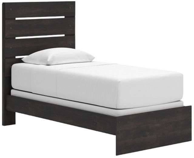 Hollivern King Panel Bed - Dark Gray Hollivern King Panel Bed - Dark Gray