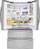 LG 36" 27.6 Cu. Ft. PrintProof™ Stainless Steel Smart Wi-Fi Enabled French Door Refrigerator with InstaView® Door-in-Door®-5