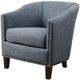 Olliix by Madison Park Slate Blue Fremont Barrel Arm Chair-2
