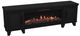 Legends Home Real Cozy Sonoma Seal Skin Black 78" Fireplace Console-4