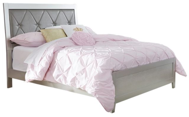 Signature Design by Ashley® Olivet 3-Piece Silver Full Panel Bed Set-1
