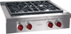 Wolf® 30" Sealed Burner Rangetop-Stainless Steel-1